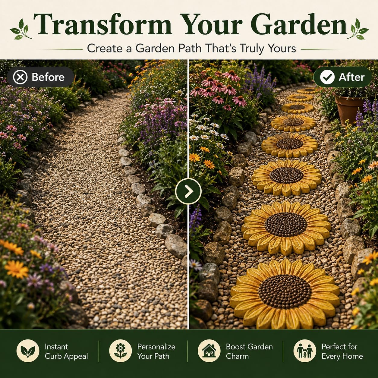 Garden Art Stepping Stone Mold