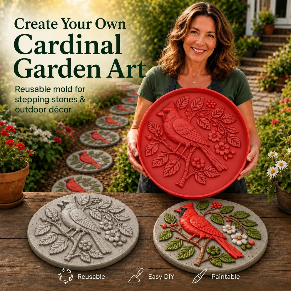 Garden Art Stepping Stone Mold