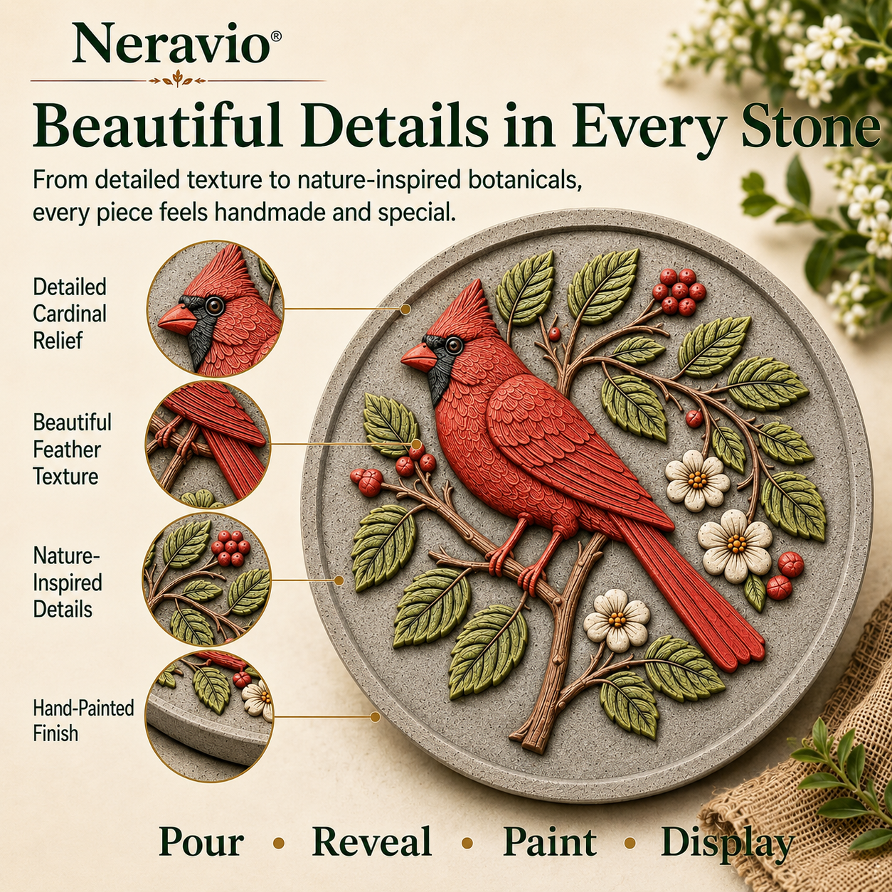 Garden Art Stepping Stone Mold