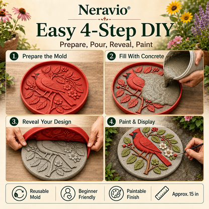 Garden Art Stepping Stone Mold